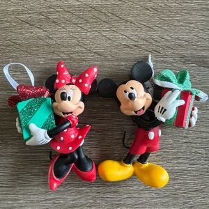 Disney Mickey and Minnie Christmas Ornaments
